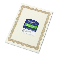 Geographics® Parchment Paper Certificates, 8-1/2 x 11